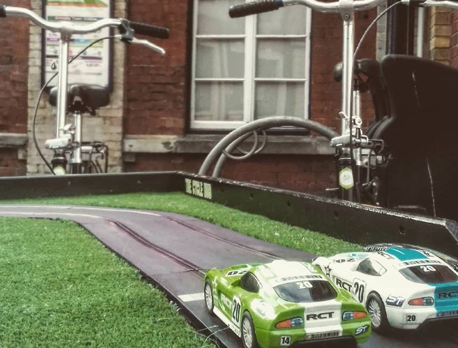 pedal powered scalextric